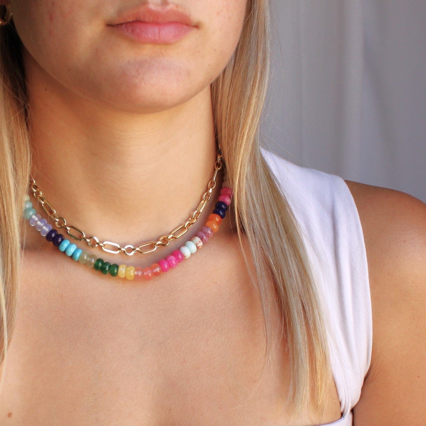 NKL-GF Desert Prism Candy Bead Necklace