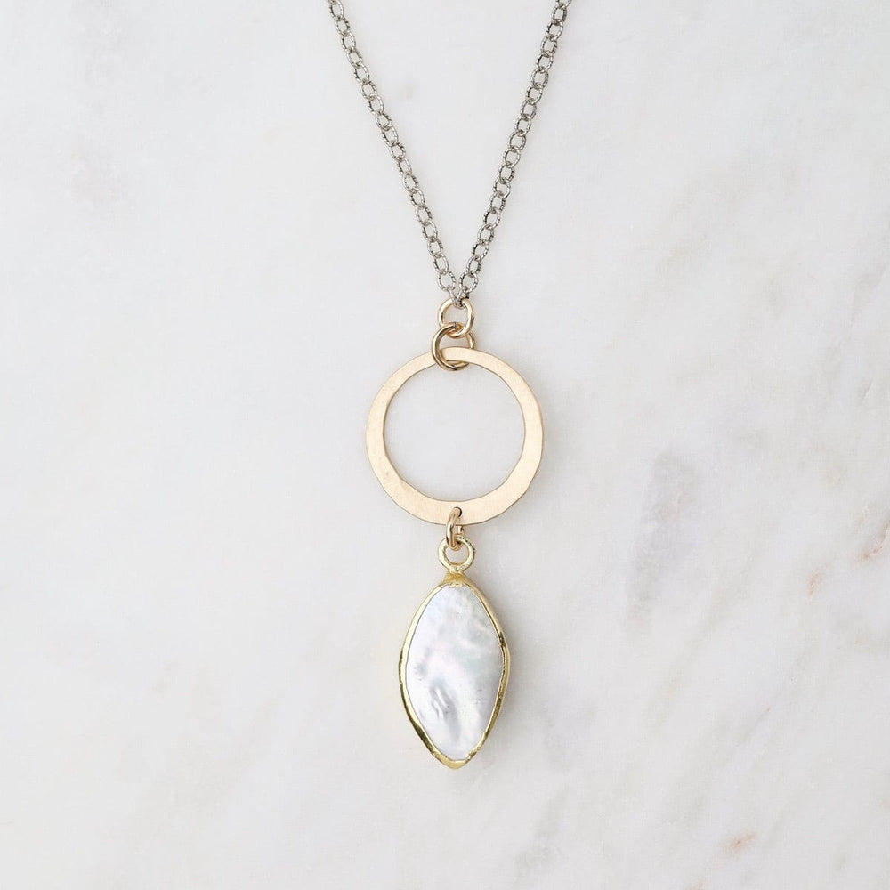 
                      
                        NKL-GF Disc Necklace with Pearl
                      
                    