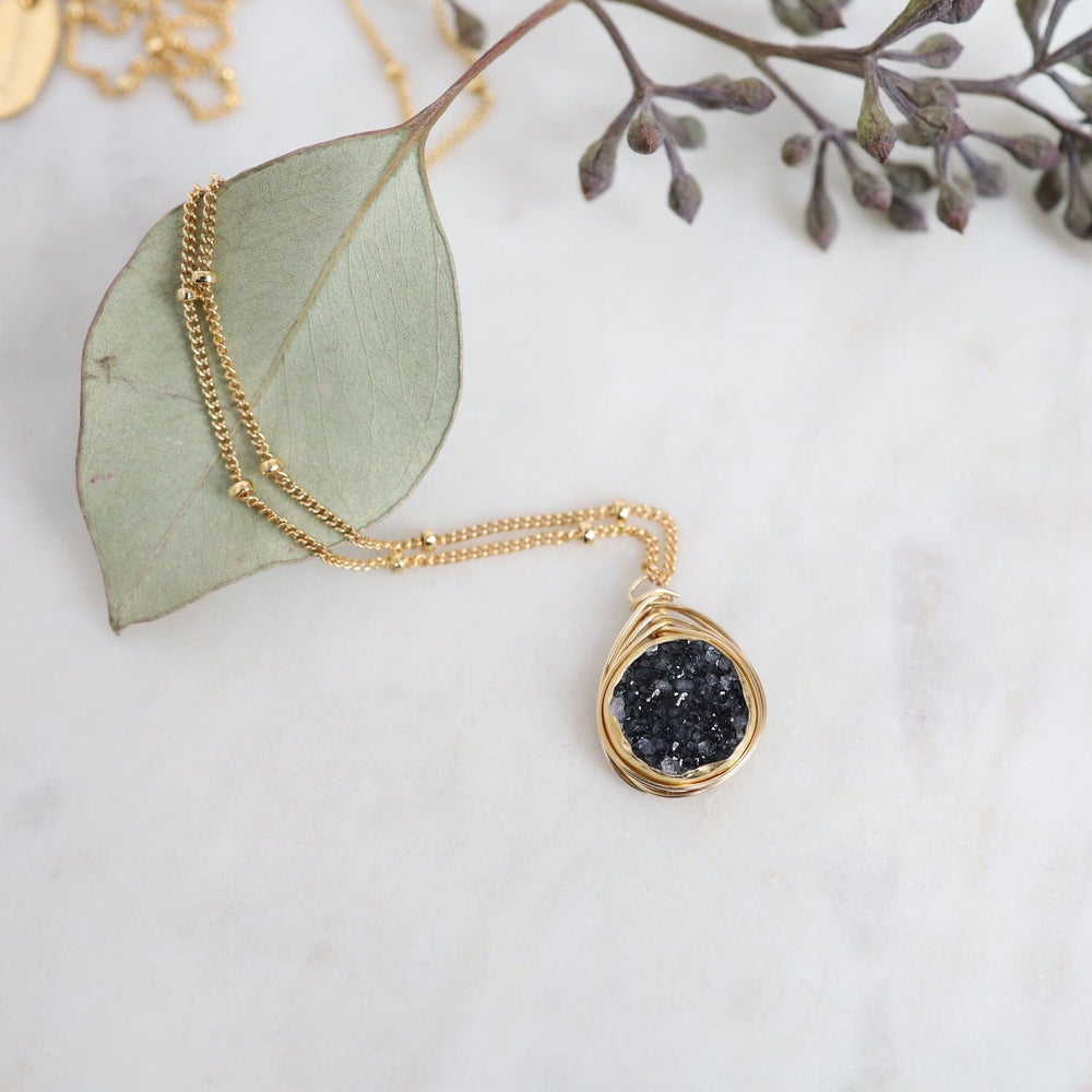 
                  
                    NKL-GF Druzy Drop Necklace
                  
                