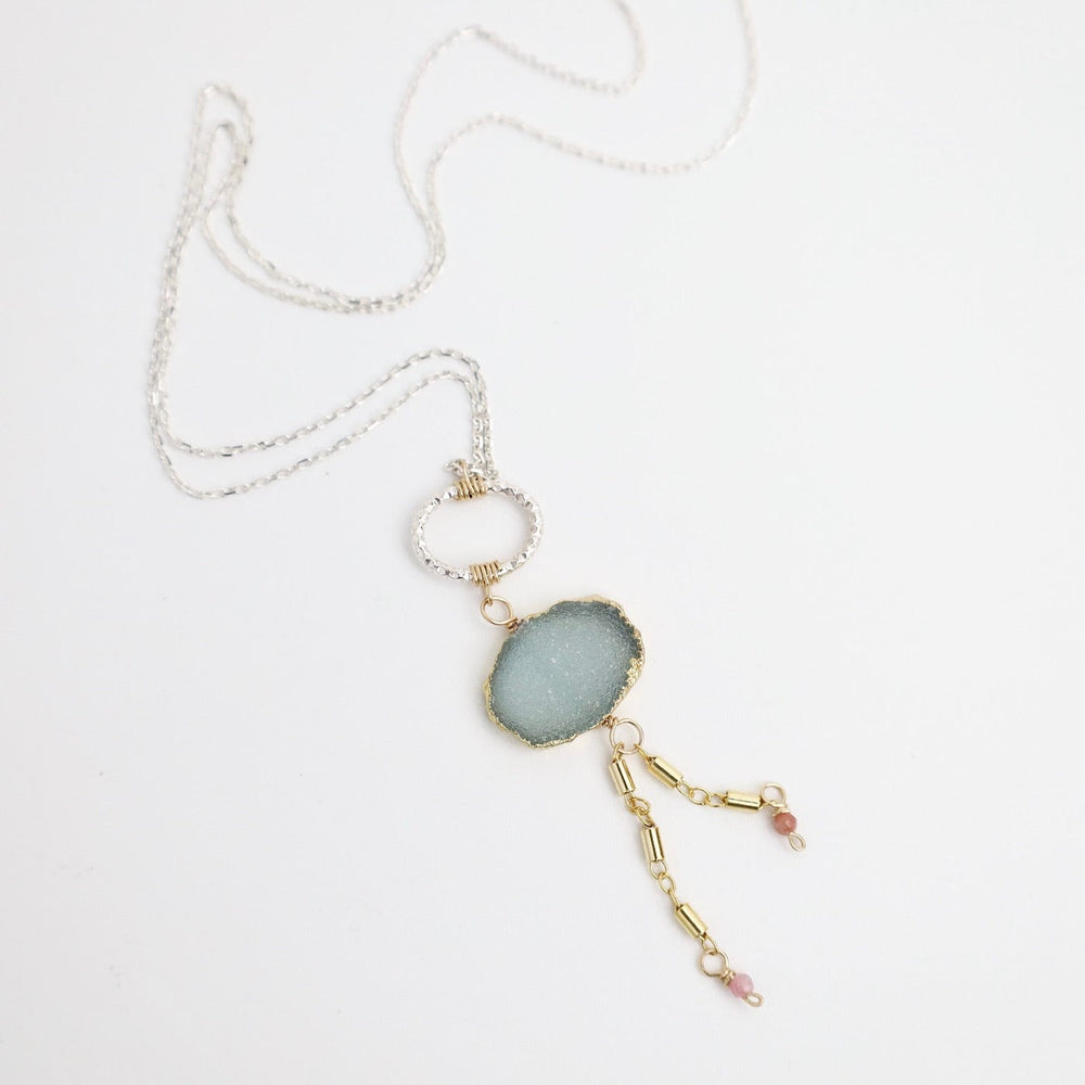 
                  
                    NKL-GF Druzy & Tourmaline Necklace
                  
                