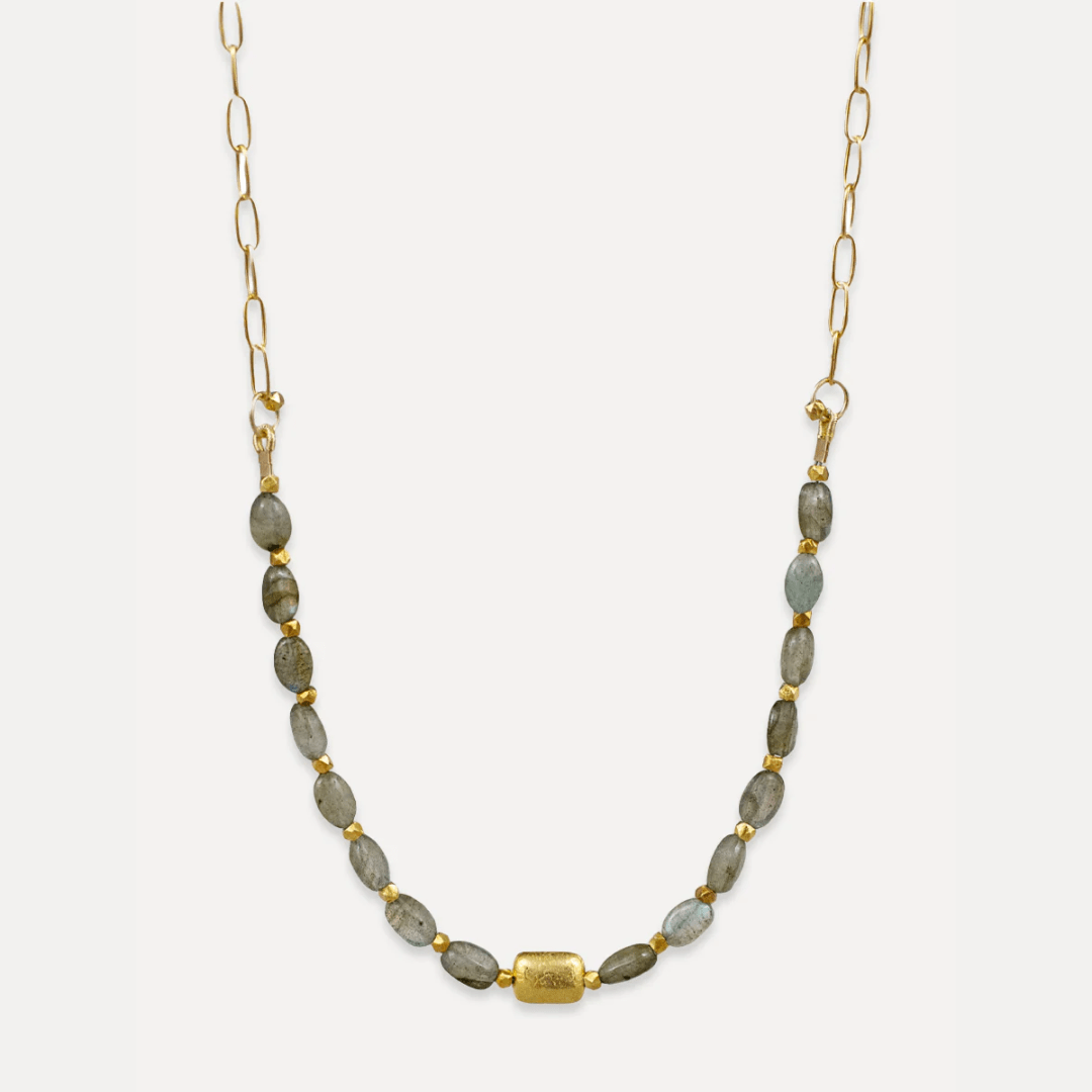 NKL-GF Echo Necklace with Labradorite