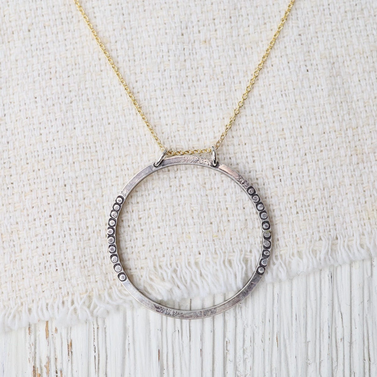 NKL-GF Eternity Hoop Necklace