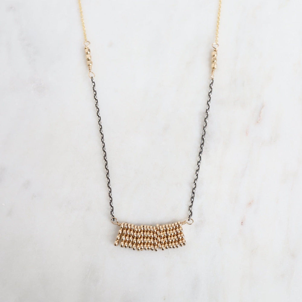 NKL-GF Fan Bar Necklace