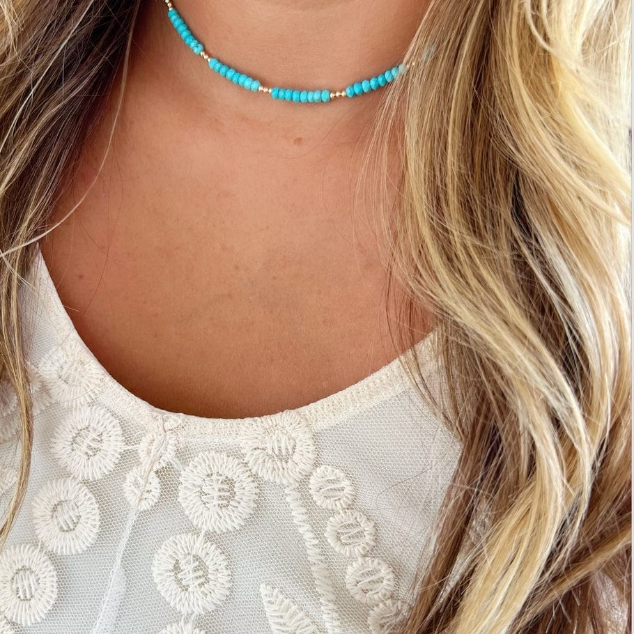 
                  
                    NKL-GF Free Spirit Turquoise Beaded Necklace Gold Filled
                  
                