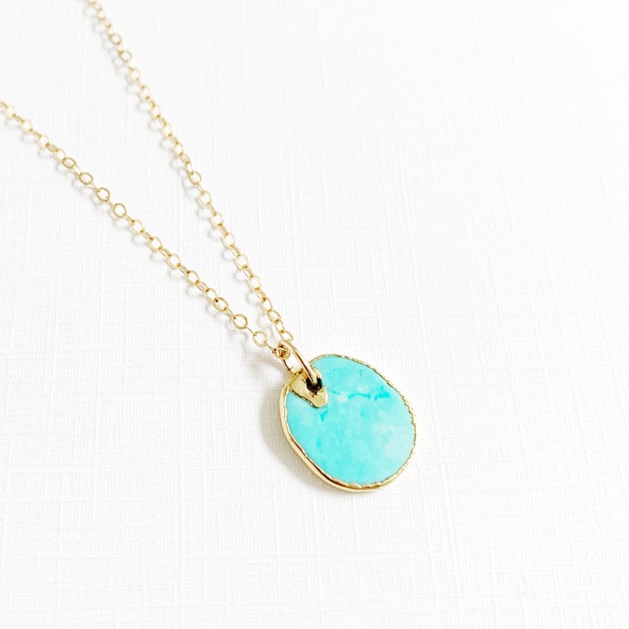 
                  
                    NKL-GF Free Spirit Turquoise Pendant Necklace Gold Filled
                  
                