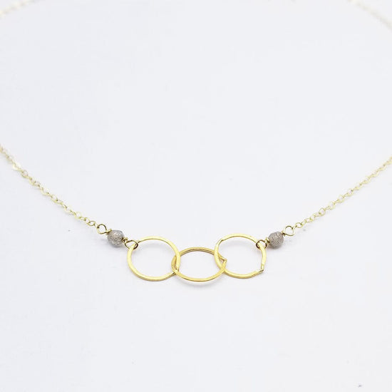 Load image into Gallery viewer, NKL-GF Gold Filled 3 Ring Necklace
