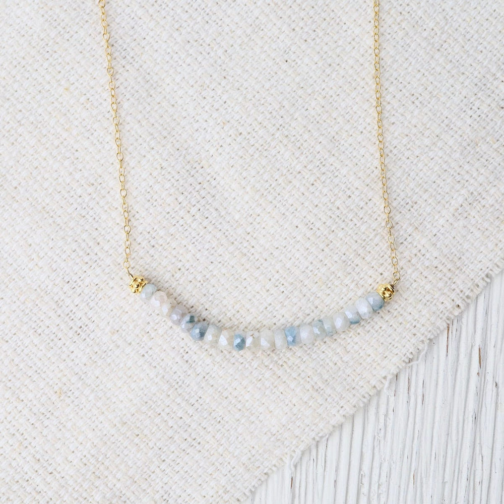 
                      
                        NKL-GF Gold Filled Chain with Gemstone Arc - Silverite
                      
                    