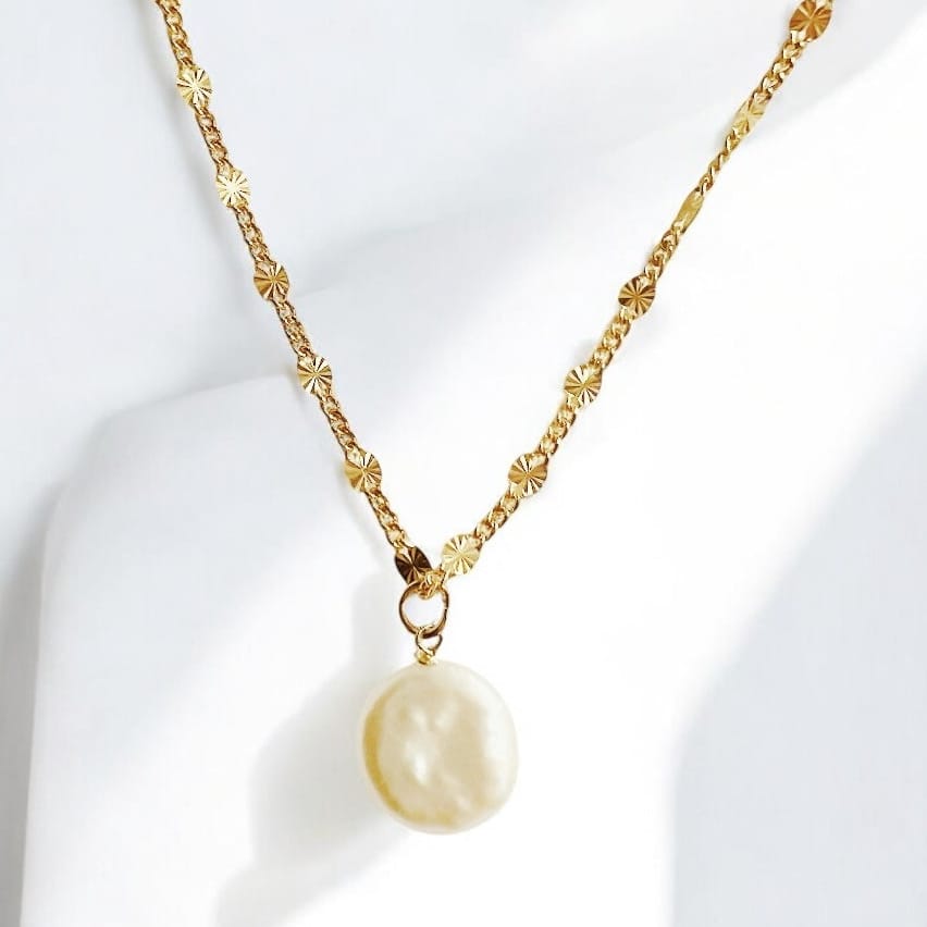 NKL-GF Gold Filled Day Dreamer Freshwater Pearl Necklace