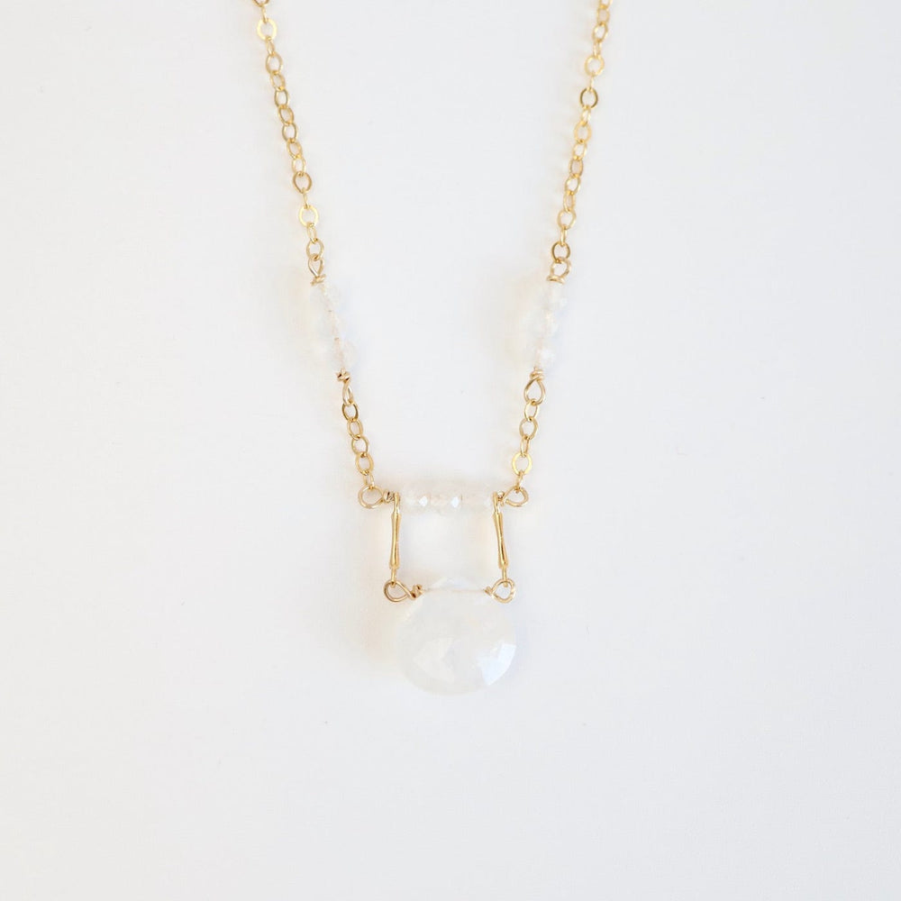 
                      
                        NKL-GF Gold Filled Drop Down Moonstone Necklace
                      
                    