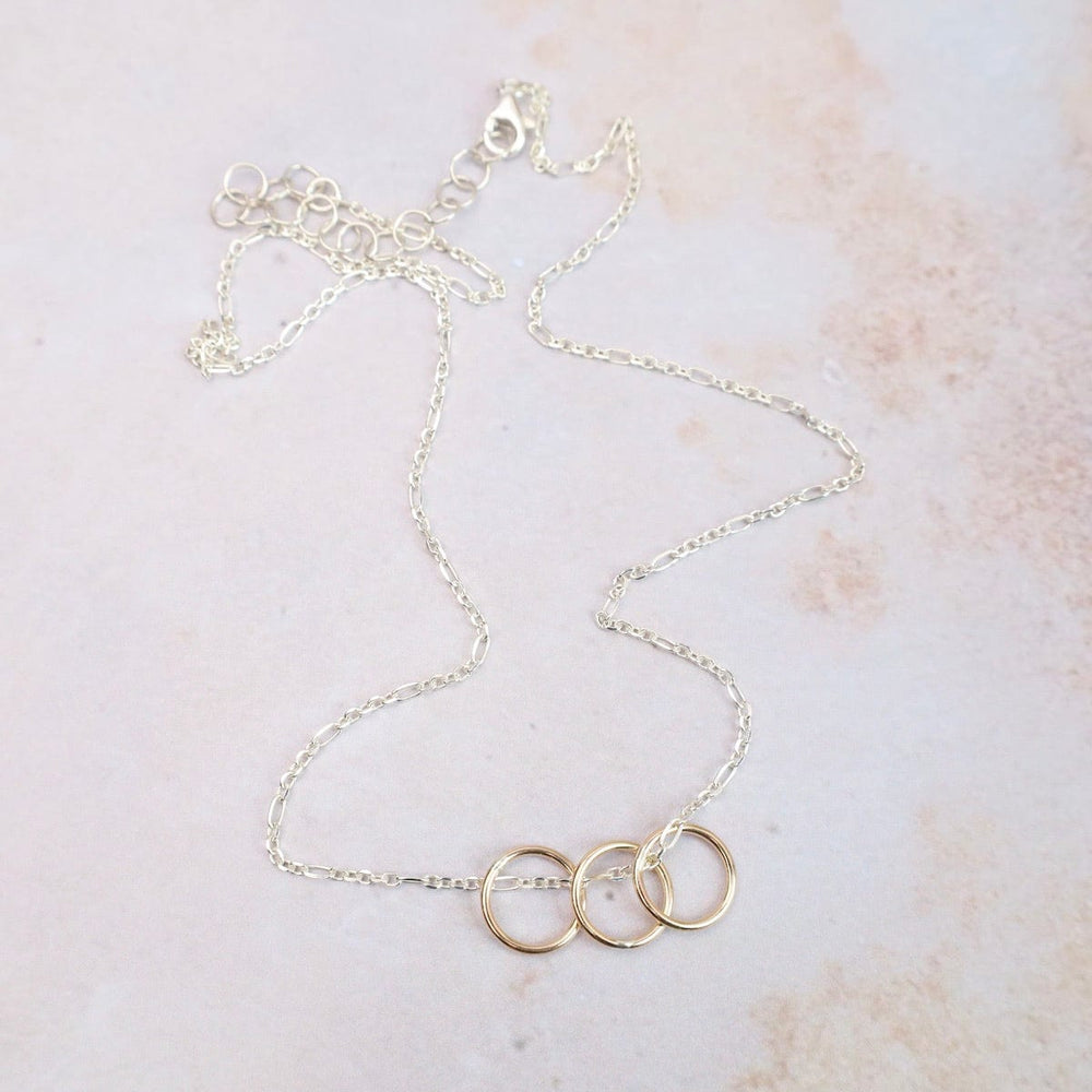 
                      
                        NKL-GF Gratitude Necklace with Gold Filled Rings
                      
                    