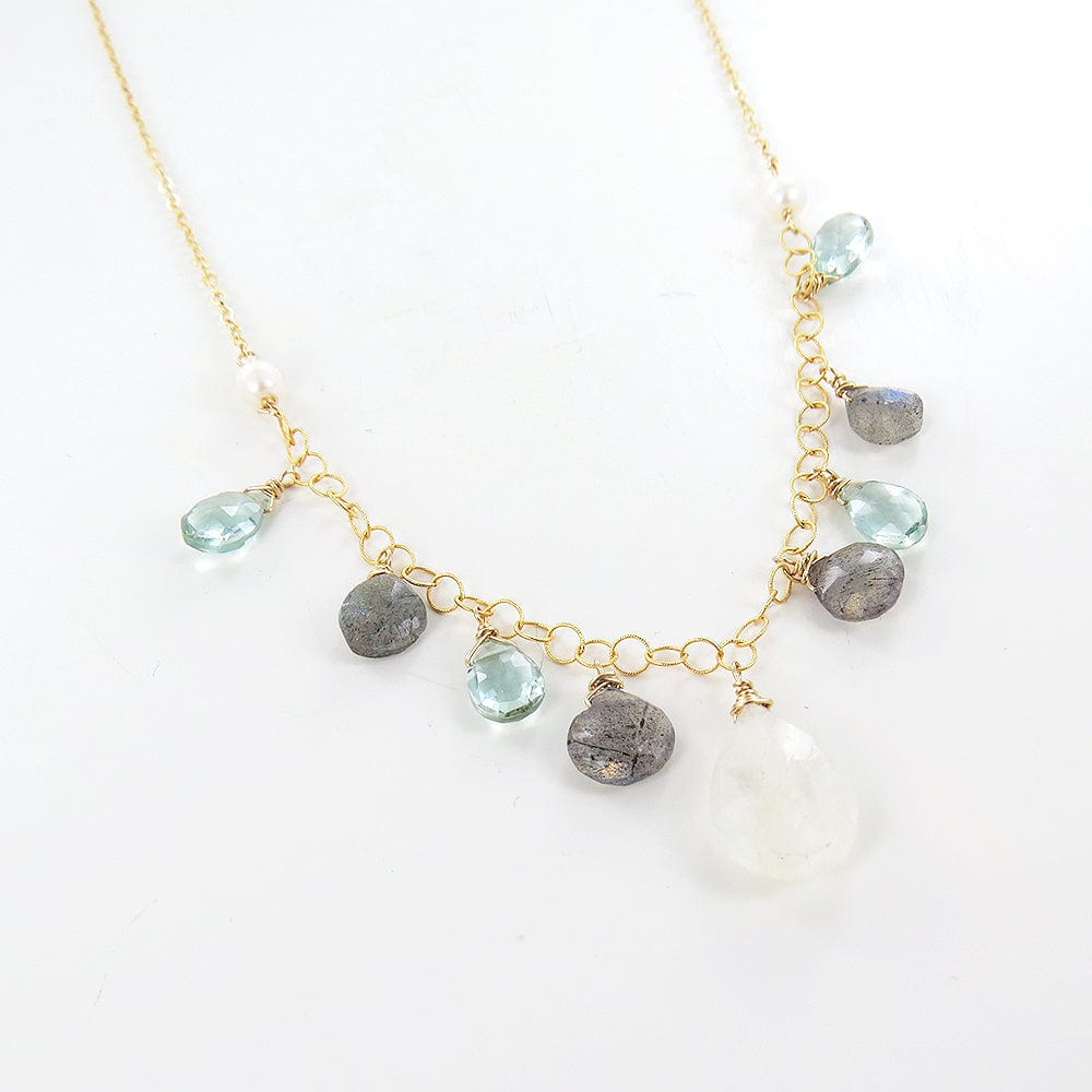 NKL-GF GREEN MIX NECKLACE