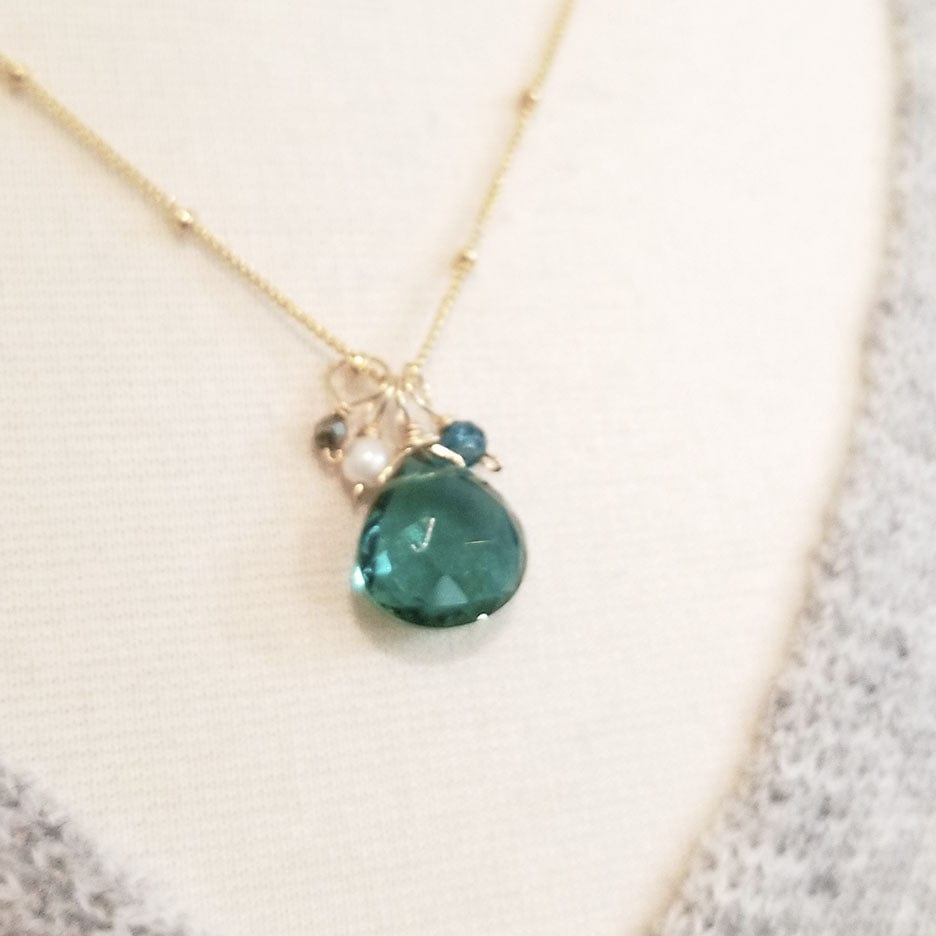 
                  
                    NKL-GF Green Quartz Drop Necklace
                  
                