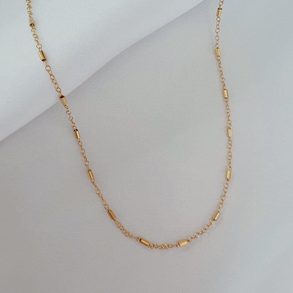 
                      
                        NKL-GF Jake Bar Cable Layering Chain Necklace Gold Filled
                      
                    