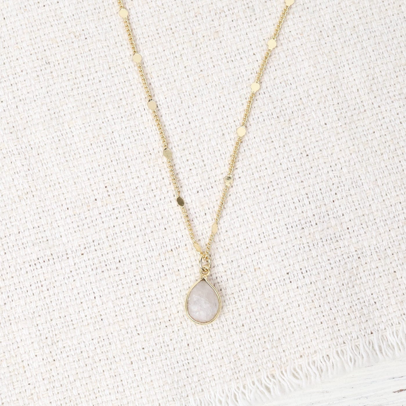 NKL-GF Joelle Moonstone Drop Necklace