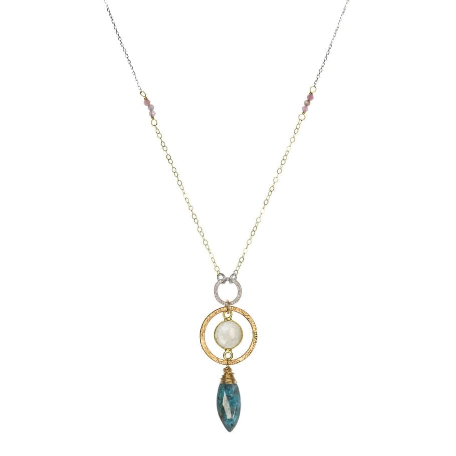 
                      
                        NKL-GF Kyanite Petal Necklace
                      
                    