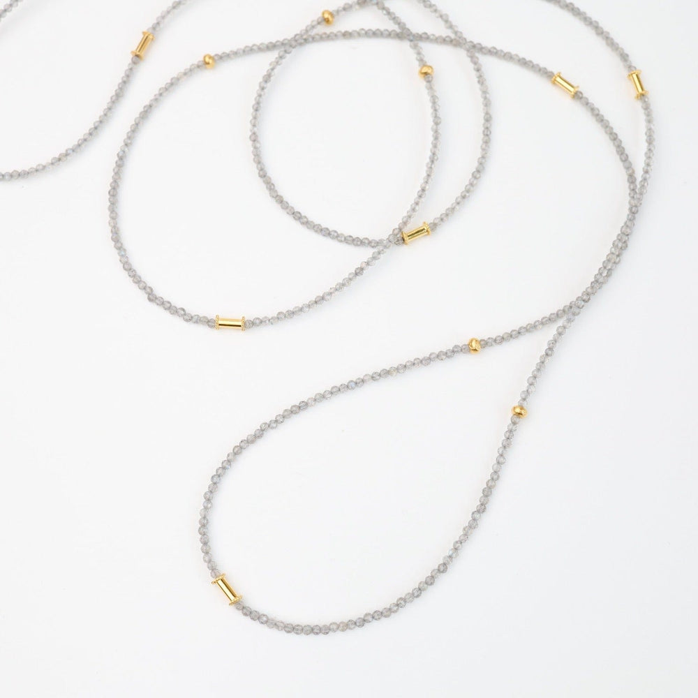 
                  
                    NKL-GF Labradorite and Gold Vermeil Necklace
                  
                