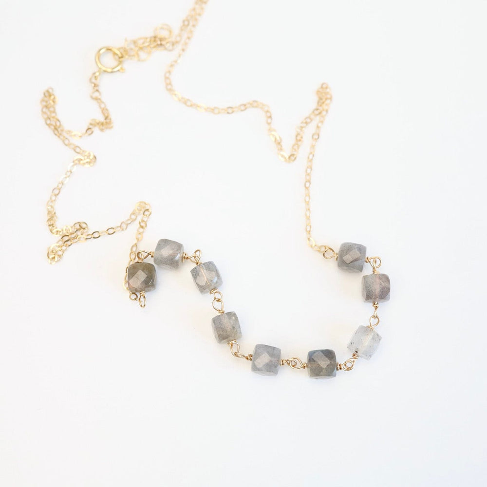 
                  
                    NKL-GF Labradorite Handmade Bead Chain Necklace
                  
                