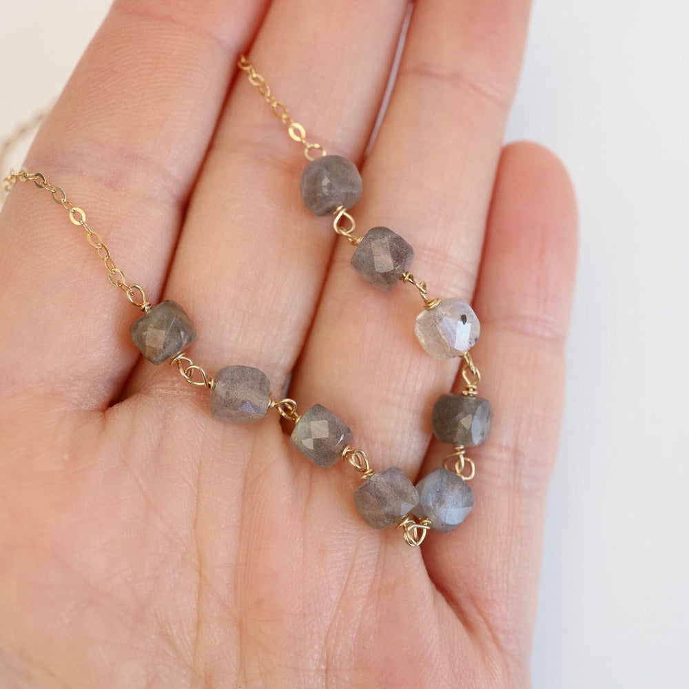 
                  
                    NKL-GF Labradorite Handmade Bead Chain Necklace
                  
                