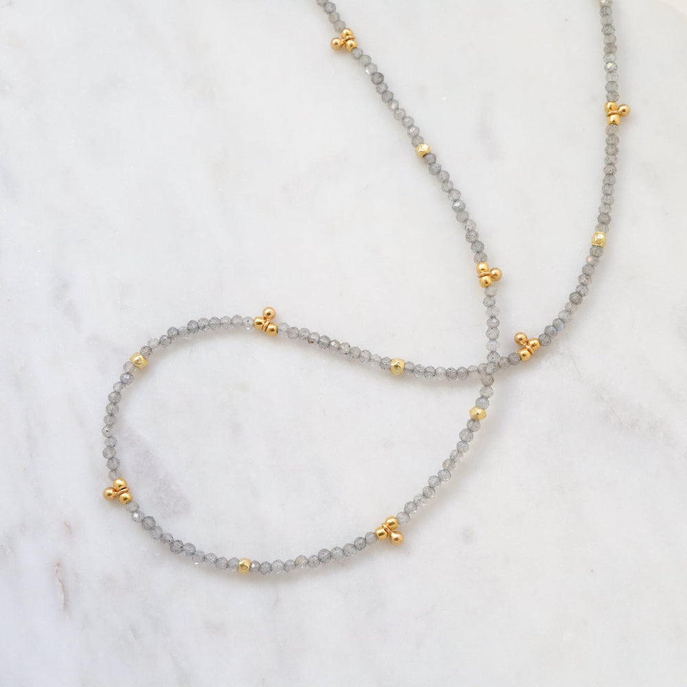 
                  
                    NKL-GF Labradorite Tiny Gold Ball Charms Necklace
                  
                