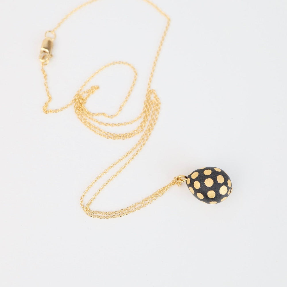 
                  
                    NKL-GF Ladybug Teardrop Necklace - Black
                  
                