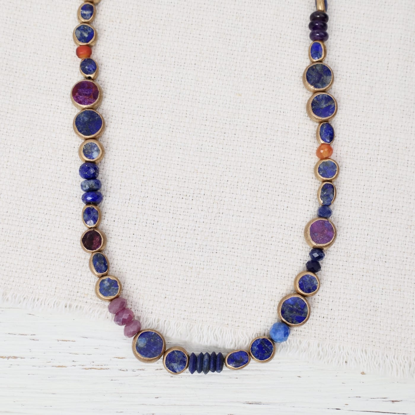 NKL-GF Lapis Fairy Pillow Necklace