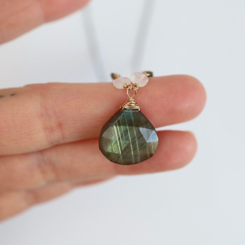 
                      
                        NKL-GF Large Labradorite Drop Necklace
                      
                    