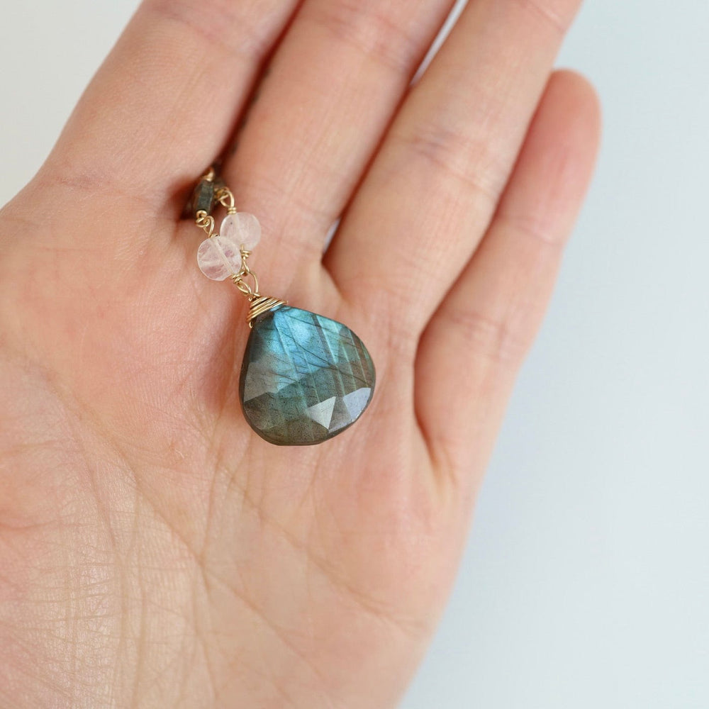 
                      
                        NKL-GF Large Labradorite Drop Necklace
                      
                    