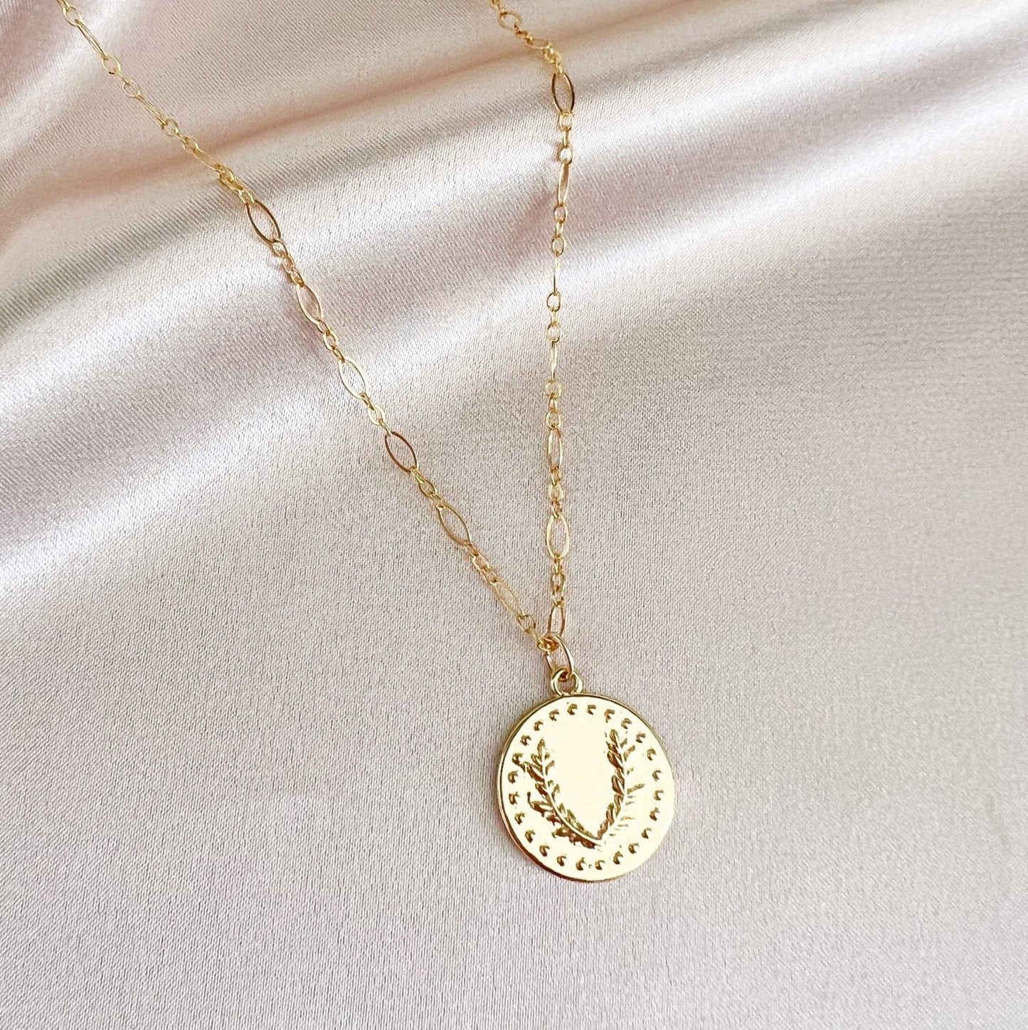NKL-GF Laurel Vintage Style Chain Necklace Gold Filled