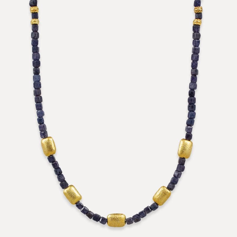 NKL-GF Lhasa Necklace - Blue Sapphire