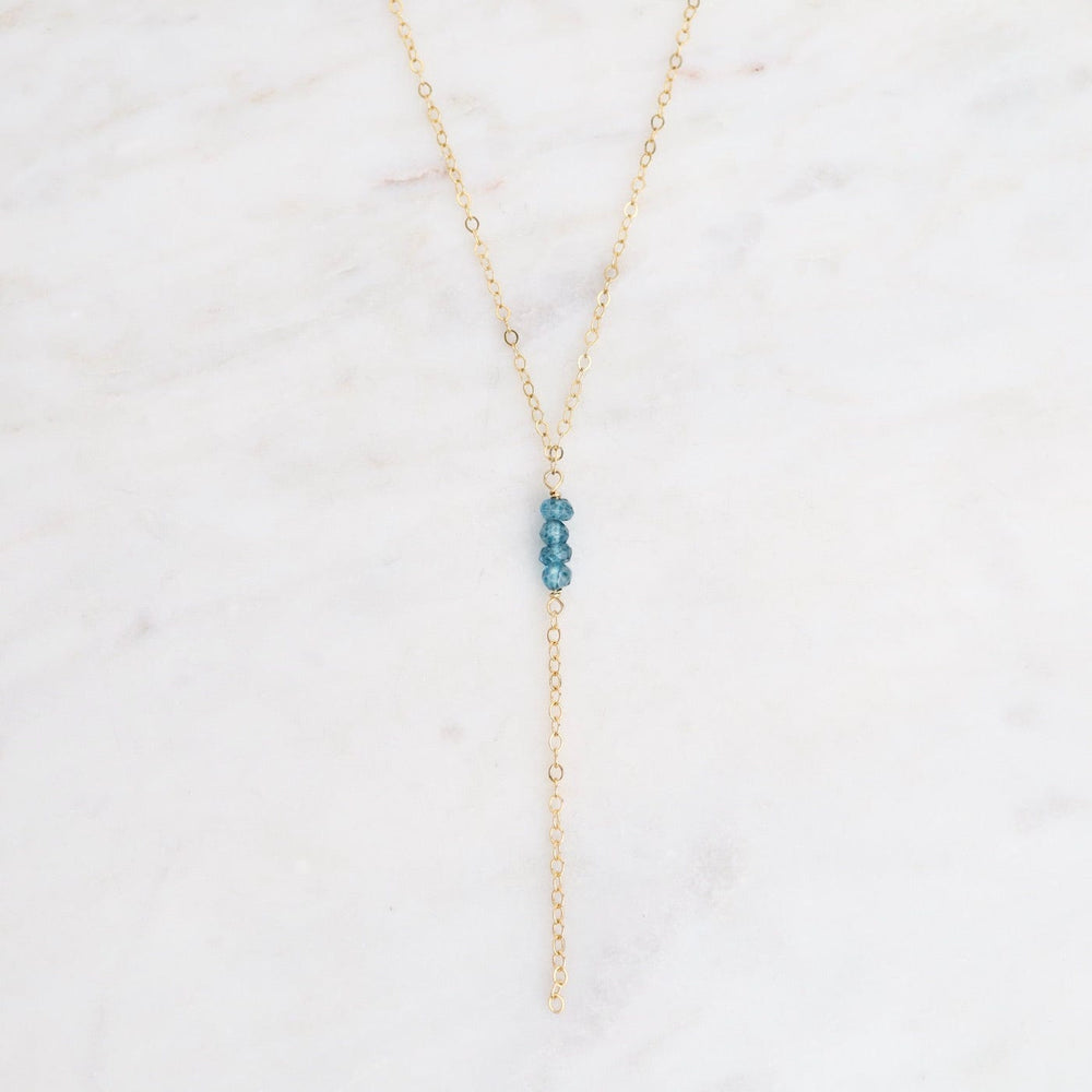 
                      
                        NKL-GF London Blue Topaz Y Necklace
                      
                    