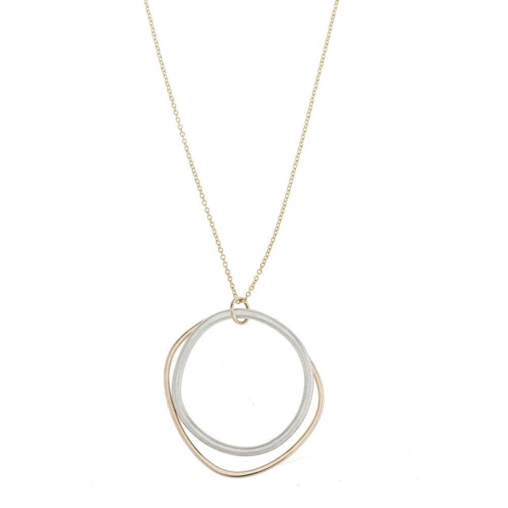 NKL-GF Long Double Square Necklace