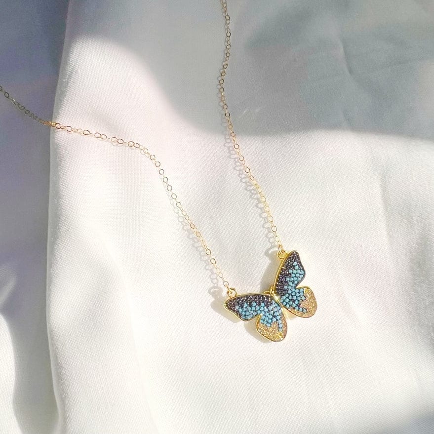 
                  
                    NKL-GF Maya Pavé Butterfly Necklace Gold Filled
                  
                