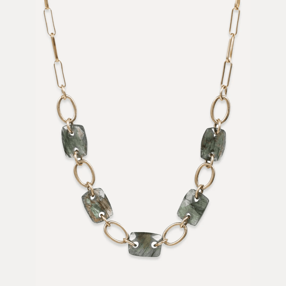 NKL-GF Meteor Necklace - Labradorite