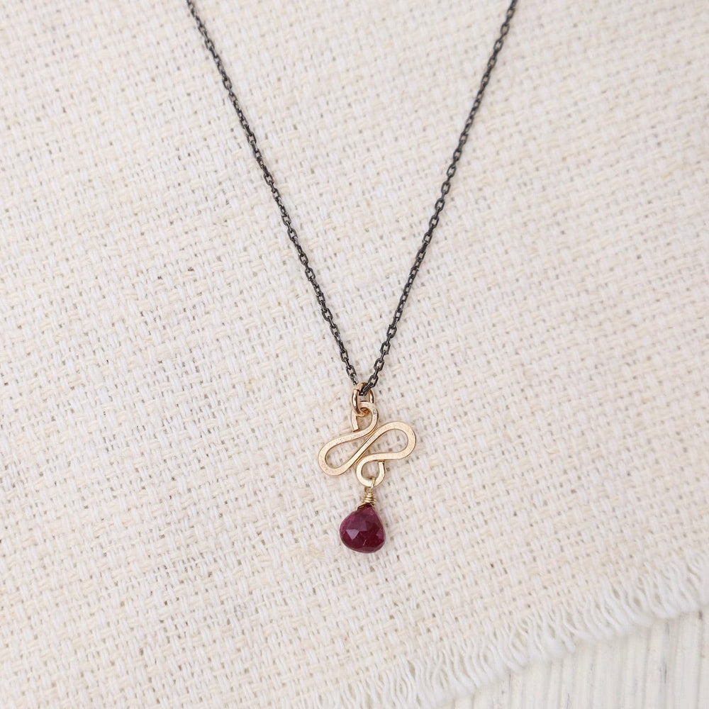 
                      
                        NKL-GF Mini Serpent Tourmaline Necklace
                      
                    