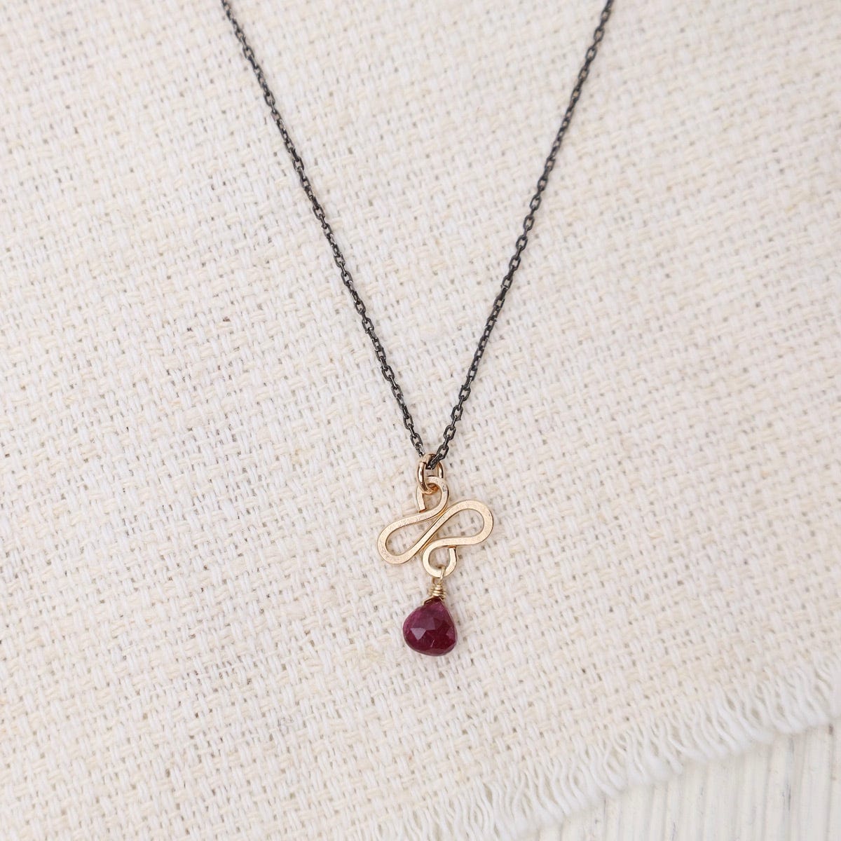 NKL-GF Mini Serpent Tourmaline Necklace