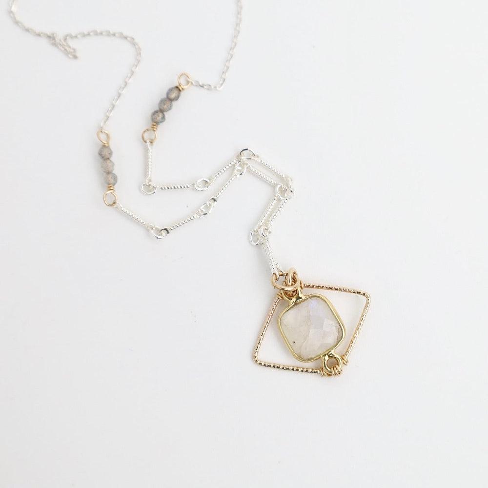 
                      
                        NKL-GF Moonstone Frame Necklace
                      
                    