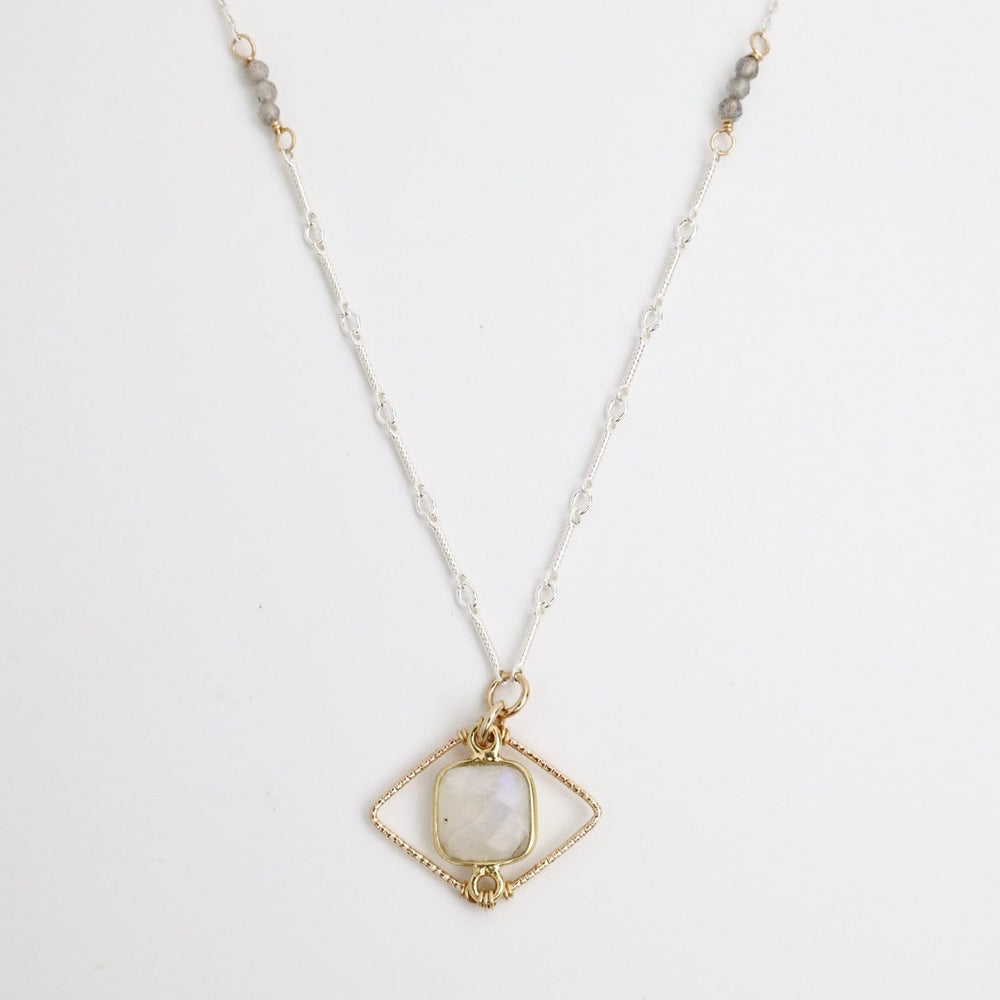 
                      
                        NKL-GF Moonstone Frame Necklace
                      
                    