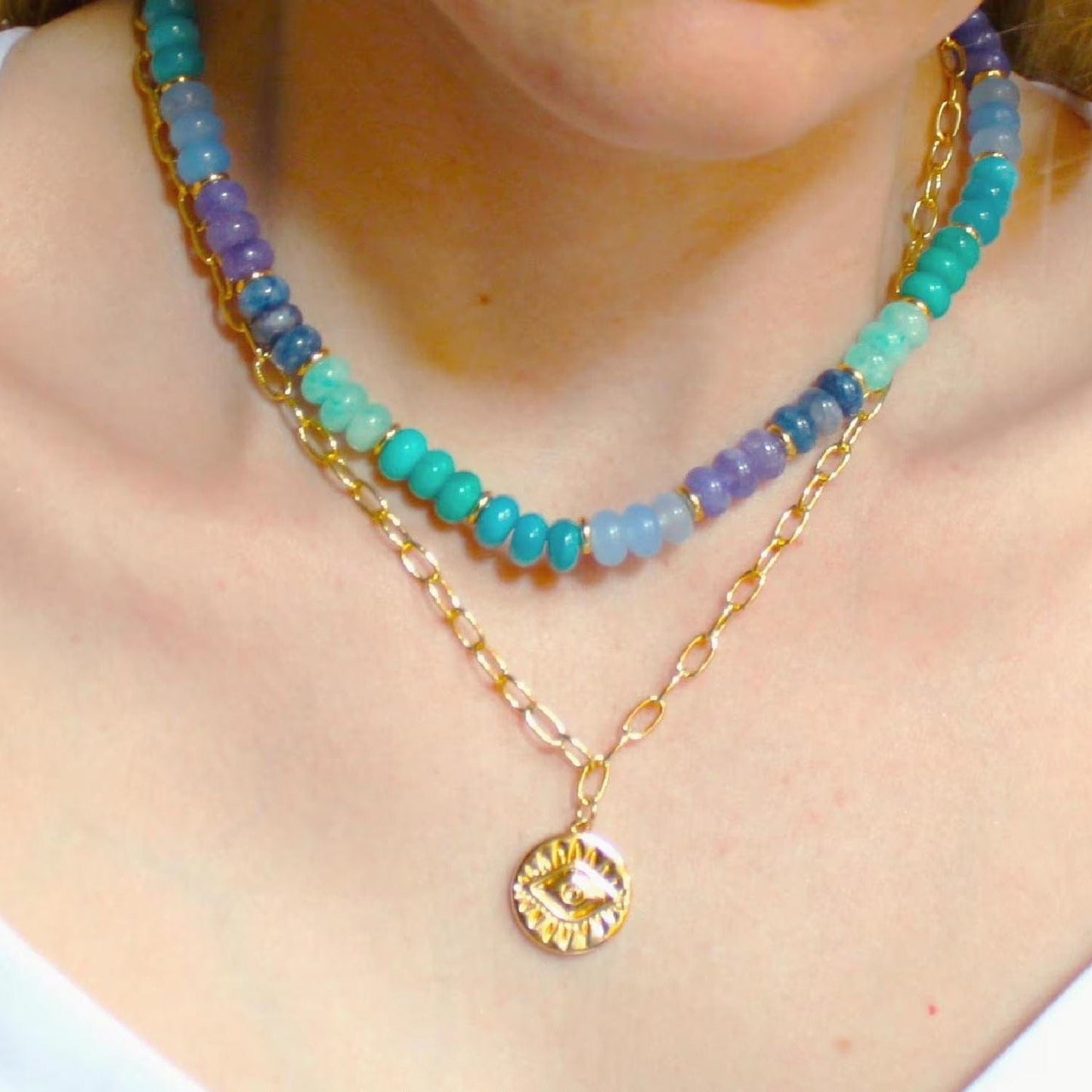 NKL-GF Ocean Stone Necklace