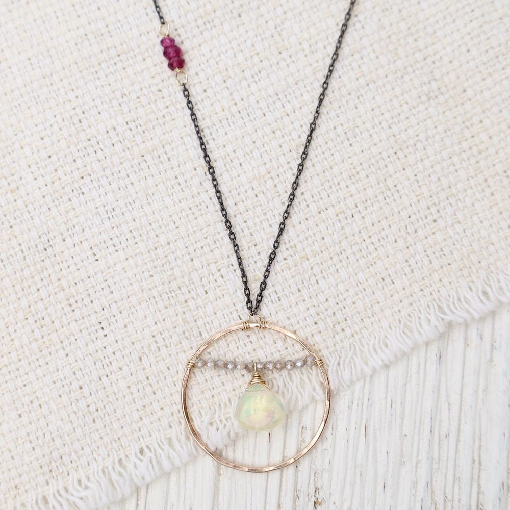 
                  
                    NKL-GF Opal and Labradorite Necklace
                  
                