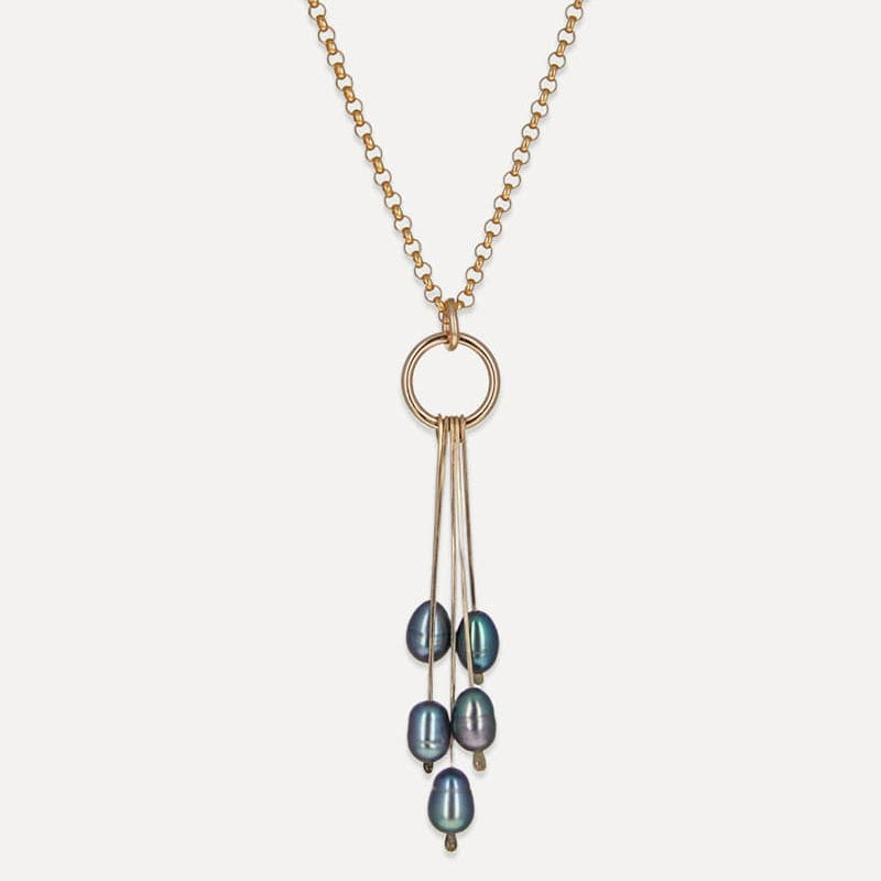 NKL-GF Peacock Pearl Melody Necklace