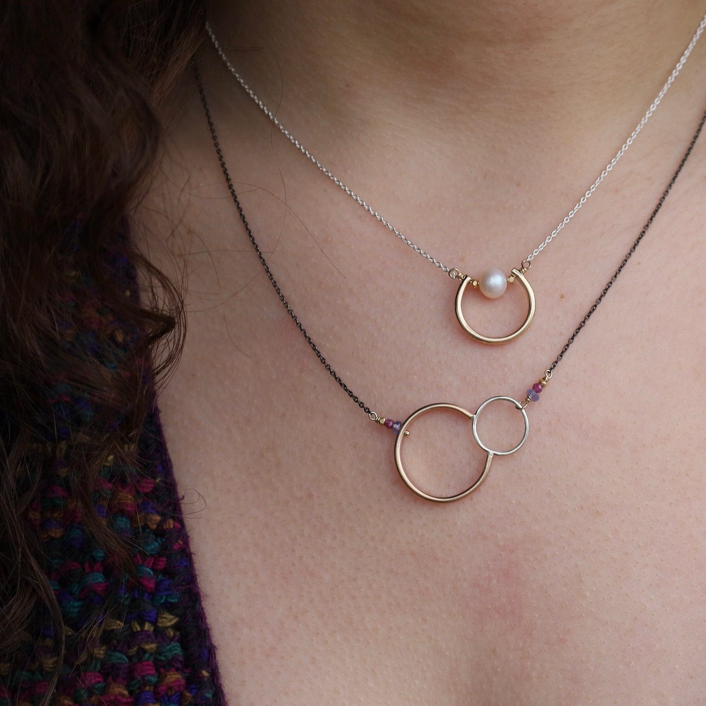 NKL-GF Pearl in U Pendant