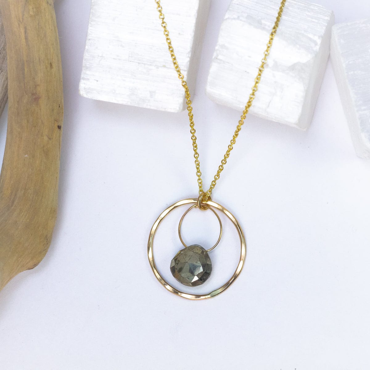 NKL-GF Radiant Pyrite Necklace