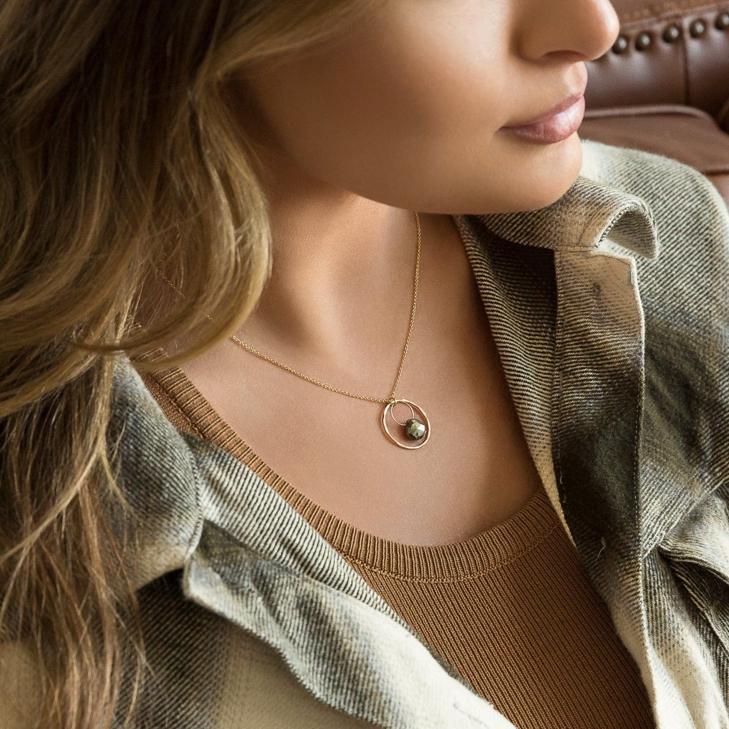 NKL-GF Radiant Pyrite Necklace