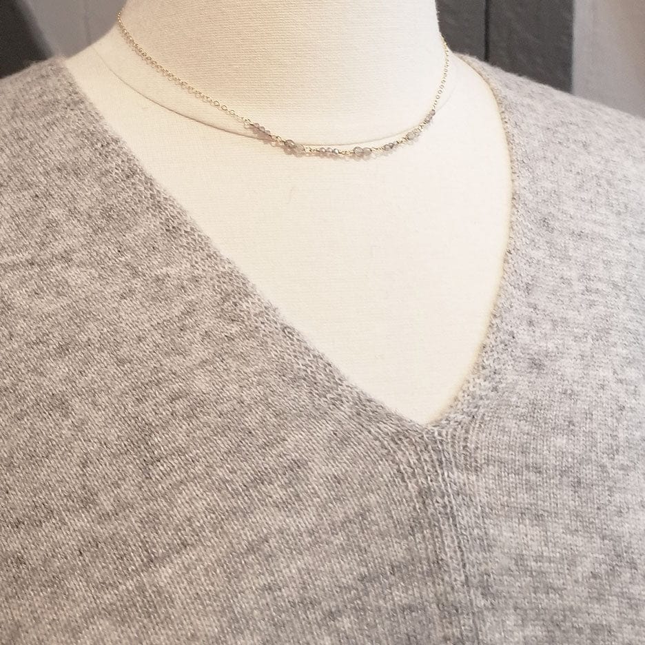 
                  
                    NKL-GF Short Labradorite Necklace
                  
                