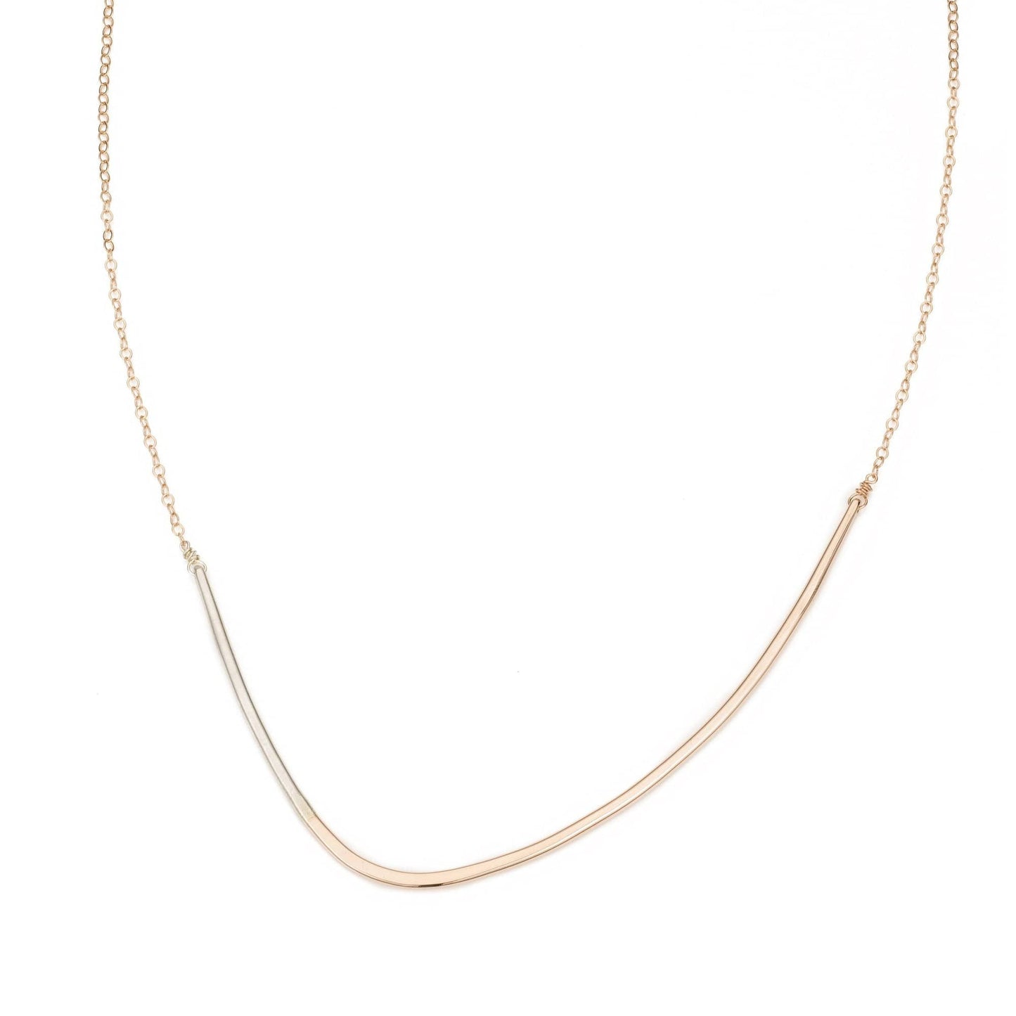NKL-GF Silver & Gold Inflecto Necklace