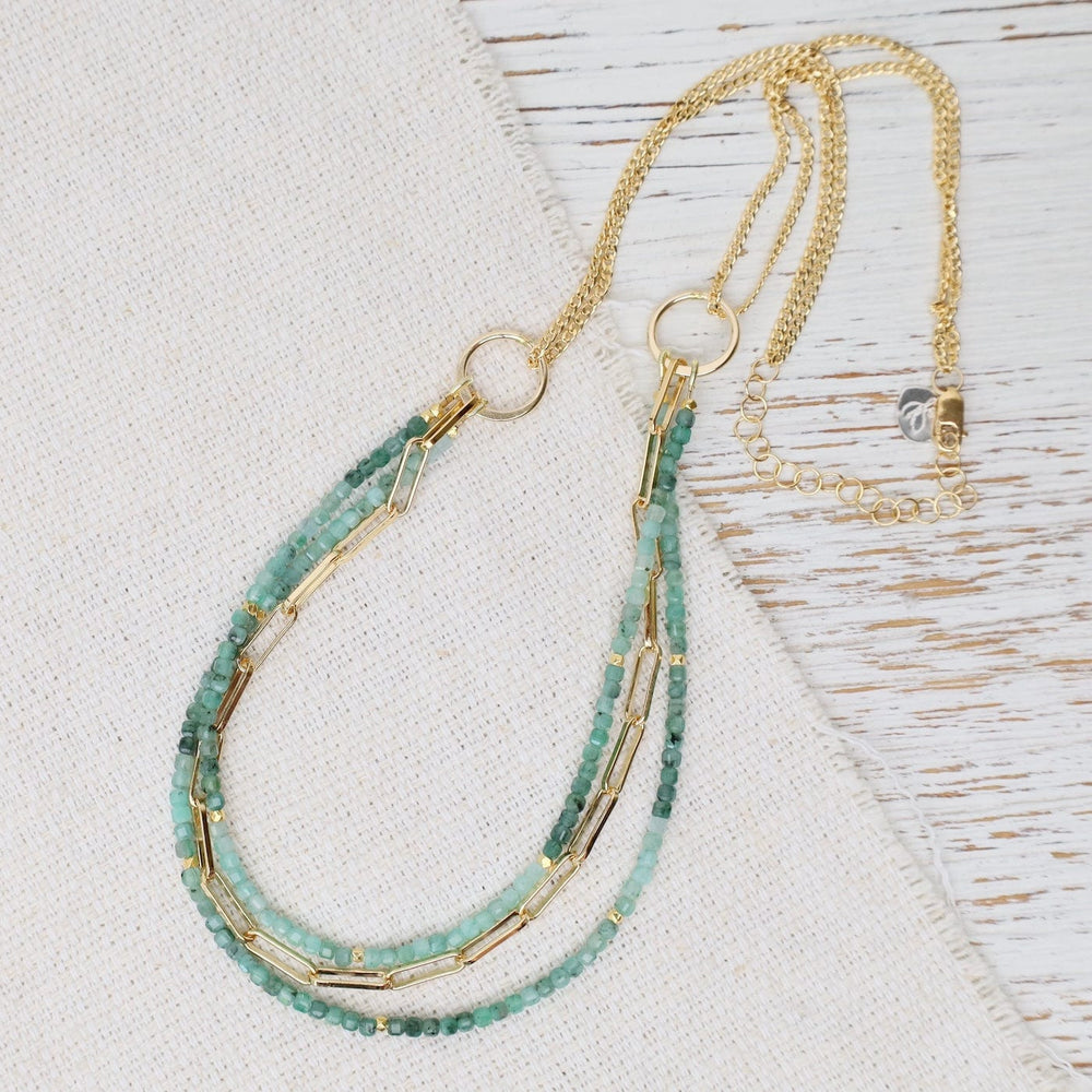 
                  
                    NKL-GF Solara Necklace - Emerald
                  
                