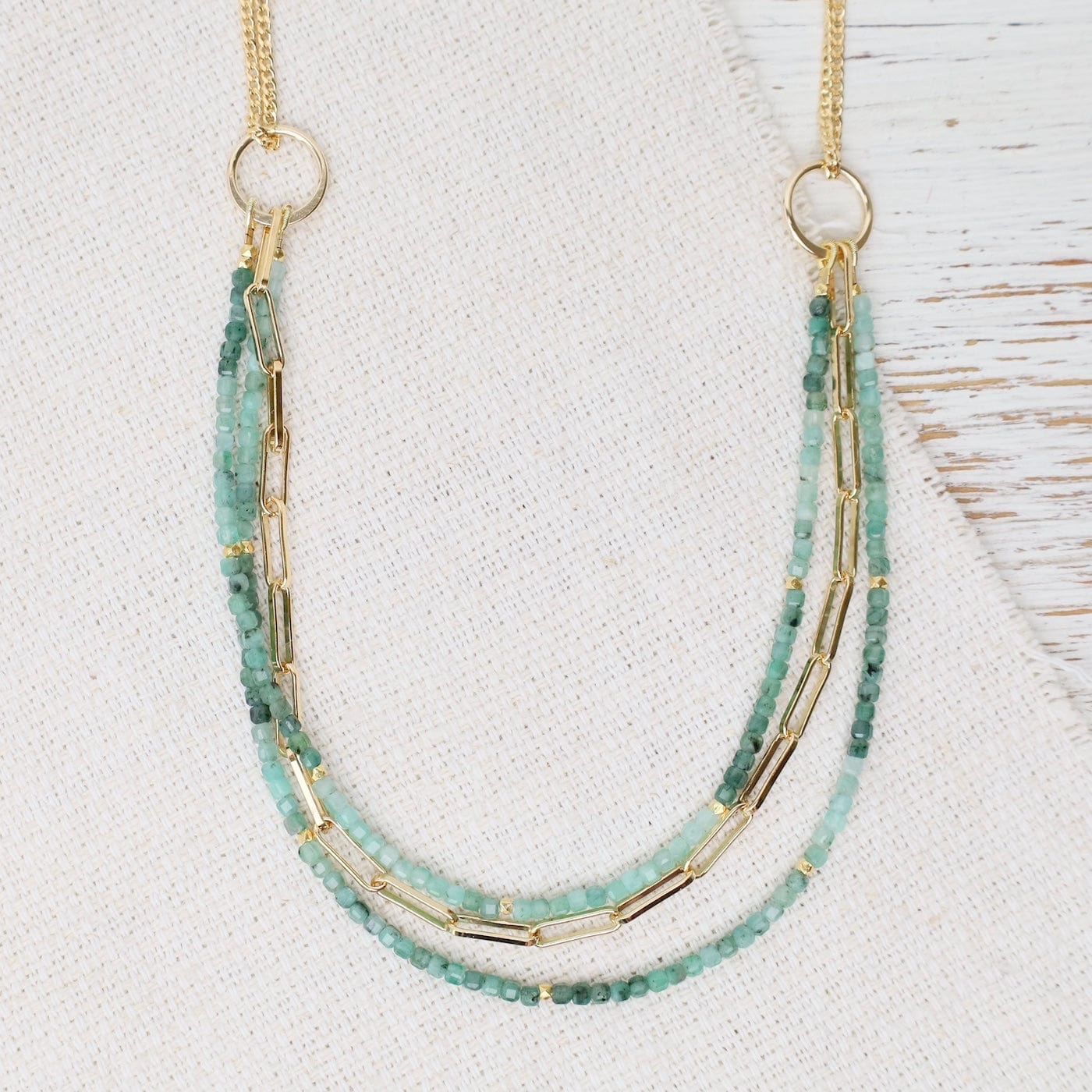 NKL-GF Solara Necklace - Emerald