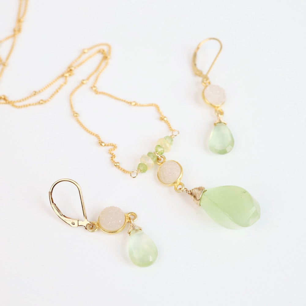 
                  
                    NKL-GF Spiral Prehnite Brio Necklace
                  
                