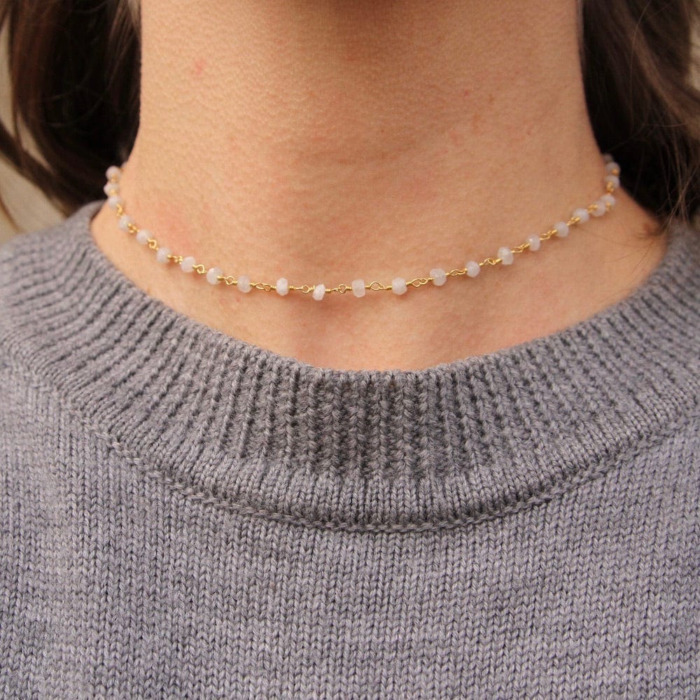 
                      
                        NKL-GF Stay Sweet ~ Wish Choker ~ Moonstone
                      
                    