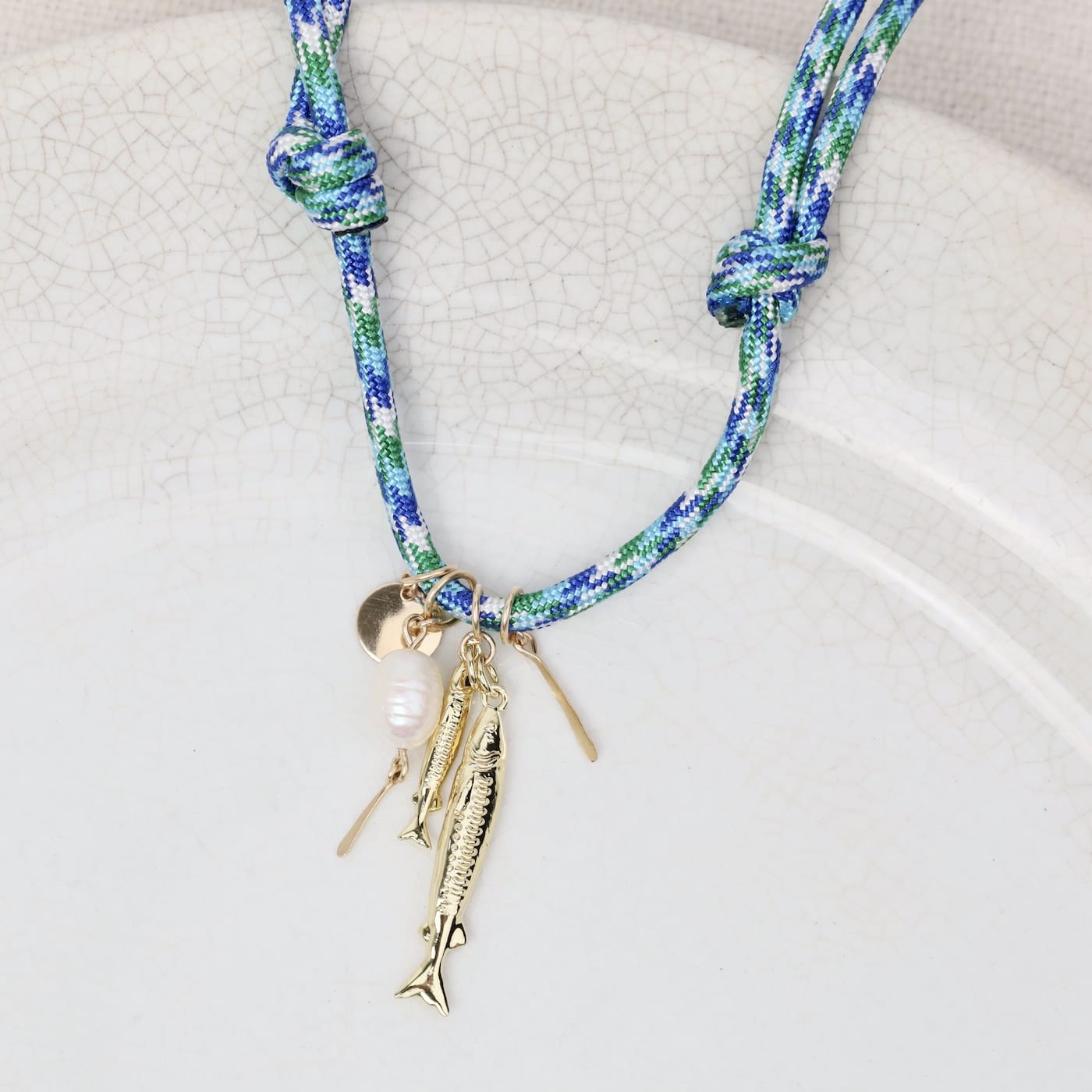 NKL-GF Tackle Box Necklace in Pacific Ocean